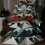 Juletræ i scrap-papir