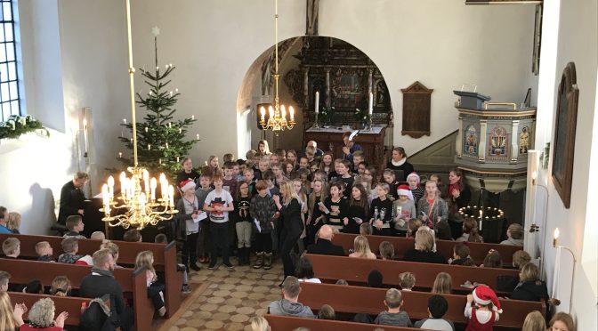 Juleafslutning i Kr. Hyllinge kirke